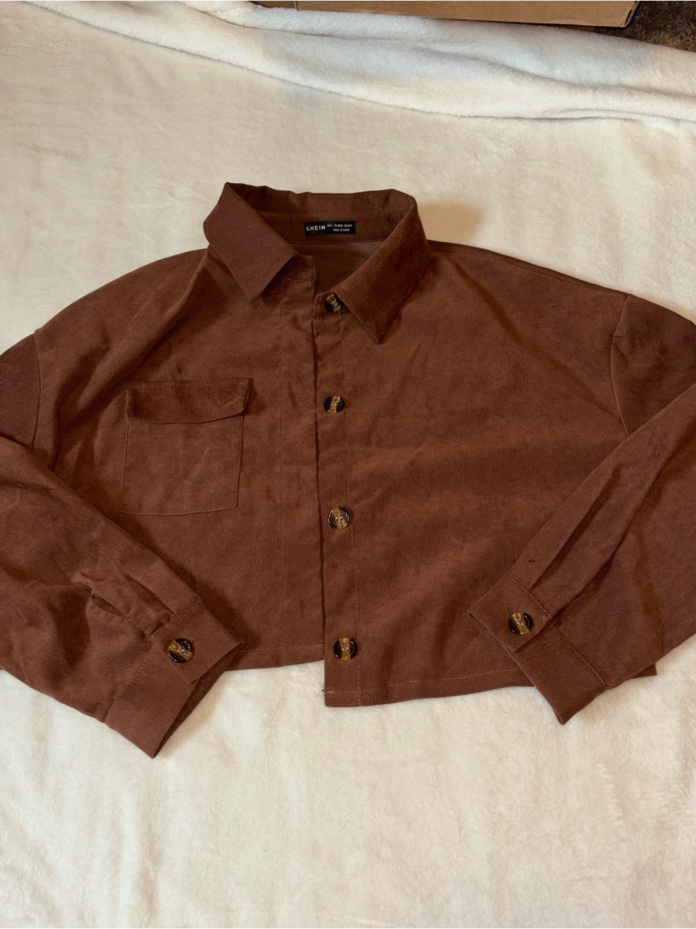 Shein Cropped Jacket - Picture 1 of 3